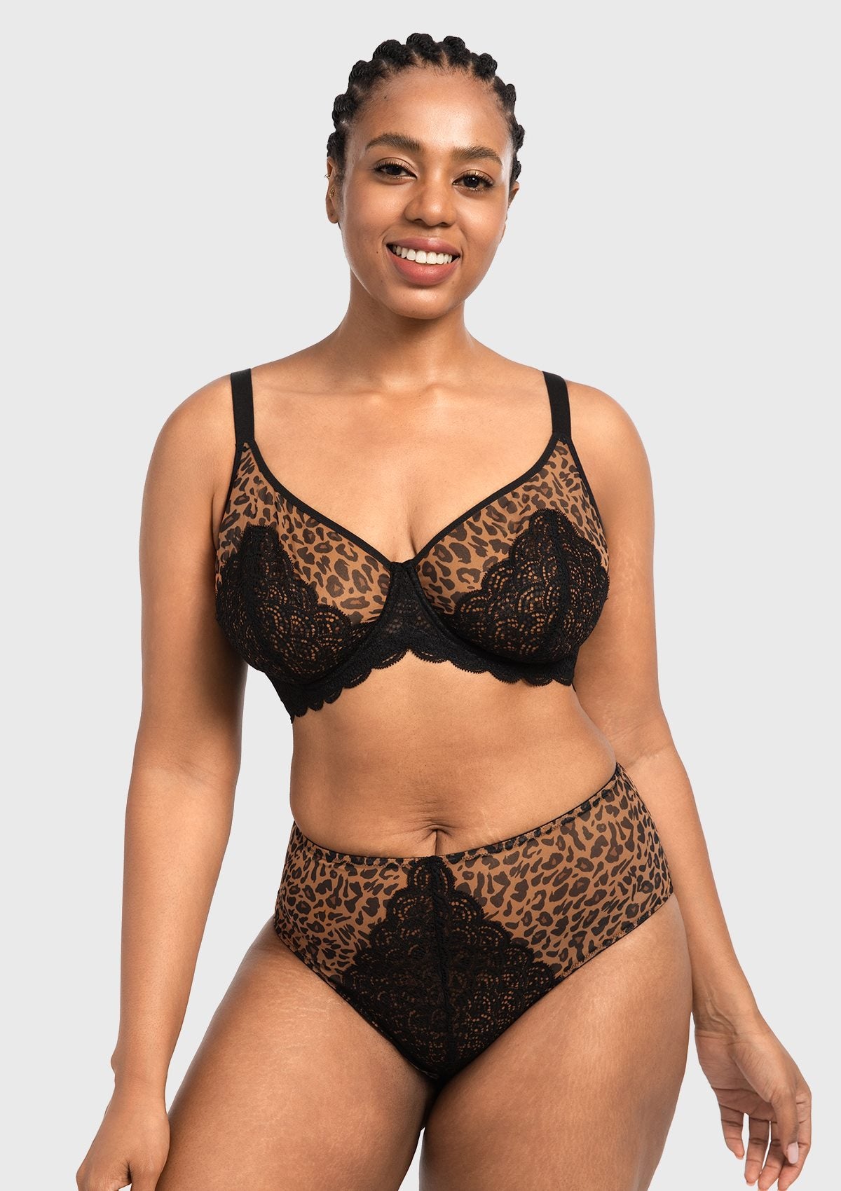 Mermaid Scales Lace Unlined Bra - HSIA
