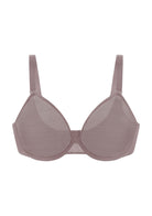 Seraphina Unlined Underwire Sheer Mesh Bra - HSIA