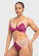 Mermaid Scales Lace Unlined Bra - HSIA