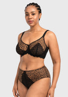 Mermaid Scales Lace Unlined Bra - HSIA