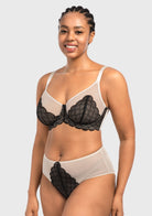 Mermaid Scales Lace Unlined Bra - HSIA