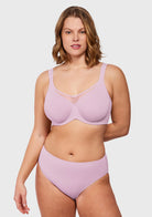 CoolComfort Smoothing Unlined Minimizer Underwire Bra - HSIA