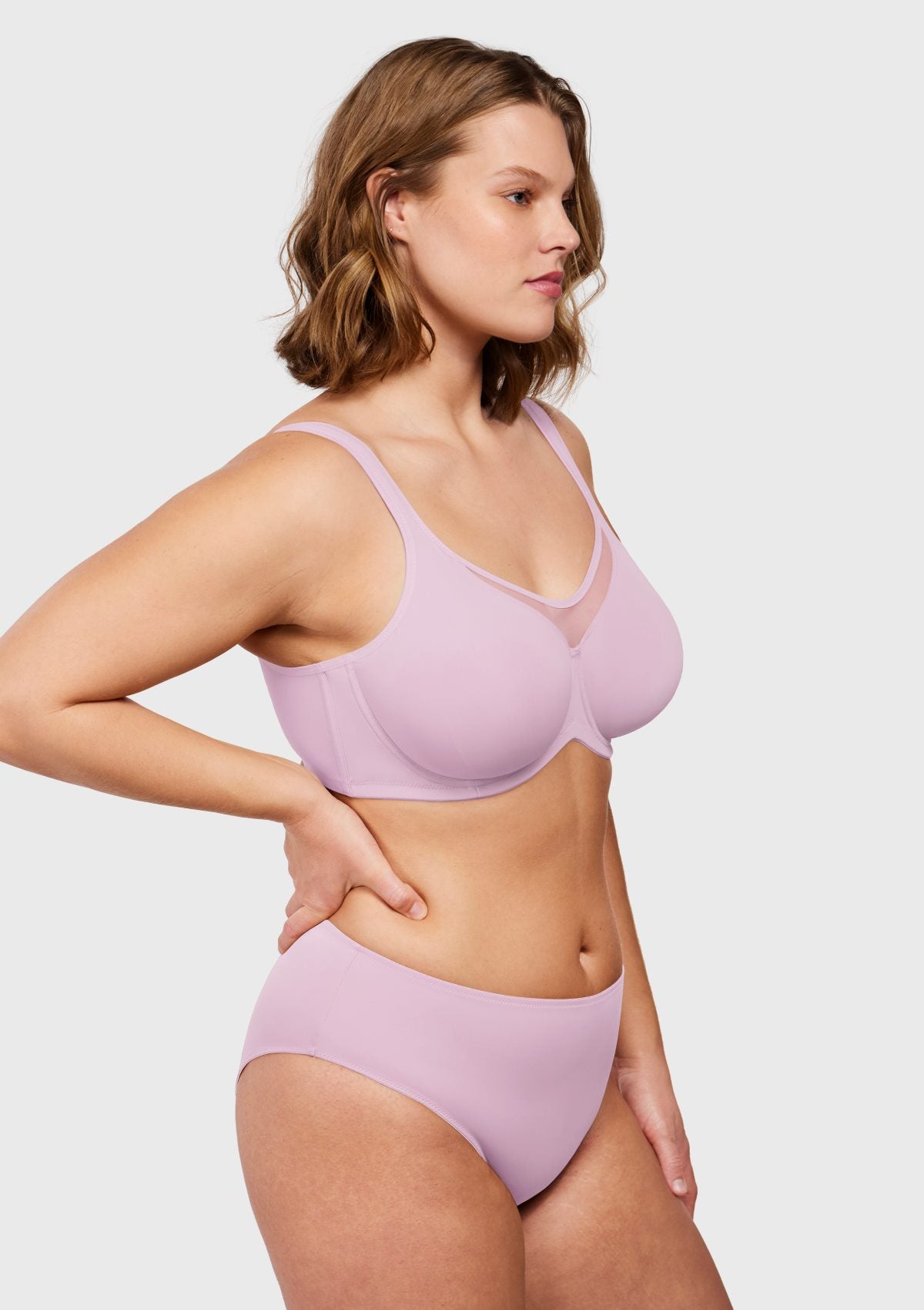 CoolComfort Smoothing Unlined Minimizer Underwire Bra - HSIA