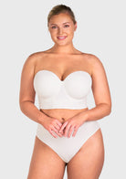 Seamless Cooling Longline Strapless Bra - HSIA