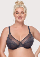 (Cardi B recommends)HSIA Enchante Black Lace Underwire Bra - HSIA