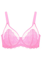 (Cardi B recommends)Mermaid Scales Lace Unlined Bra - HSIA