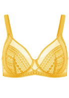 Heroine Polka Dot Sexy Lace Unlined Bra - HSIA