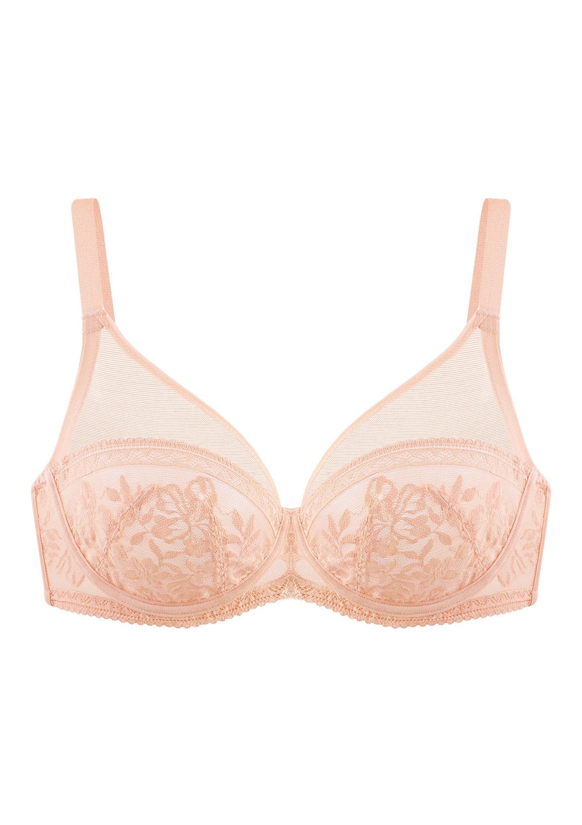 Gladioli Lace Unlined Underwire Bra - HSIA