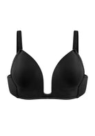 HSIA Deep U Plunge Push Up Low Back Wireless Bra - HSIA