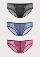 Enchante Lace Bikini Panties 3 Pack - HSIA