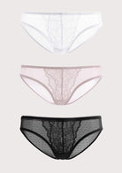 Enchante Lace Bikini Panties 3 Pack - HSIA
