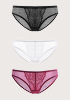 Enchante Lace Bikini Panties 3 Pack - HSIA