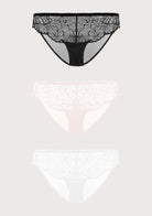 HSIA Blossom Lace Bikini Underwears 3 Pack - HSIA