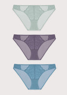 HSIA Floral Lace Bikini Panties 3 Pack - HSIA