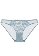 HSIA Breathable Sexy Lace Pewter Blue Bikini Underwear - HSIA