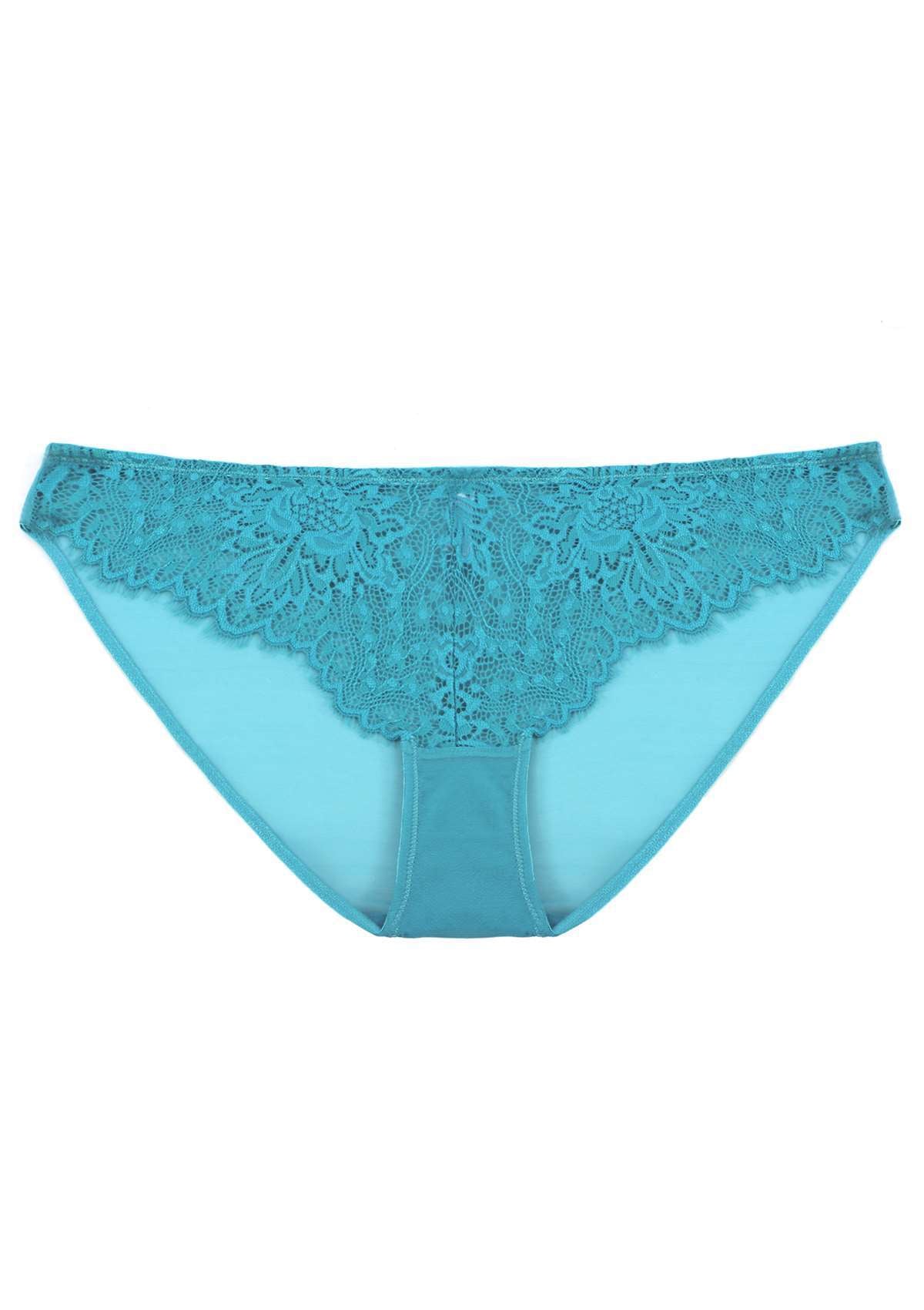 HSIA Sunflower Exquisite Horizon Blue Lace Bikini Underwear - HSIA