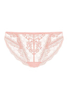 HSIA Floral Bridal Lace Back Pink Bikini Underwear - HSIA