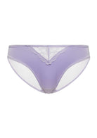 Foxy Satin Floral Lace Bikini Underwear - HSIA