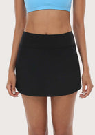 LEAPX Agile High Waisted Tennis Sports Skirt - HSIA