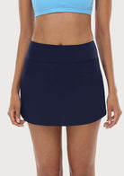 LEAPX Agile High Waisted Tennis Sports Skirt - HSIA