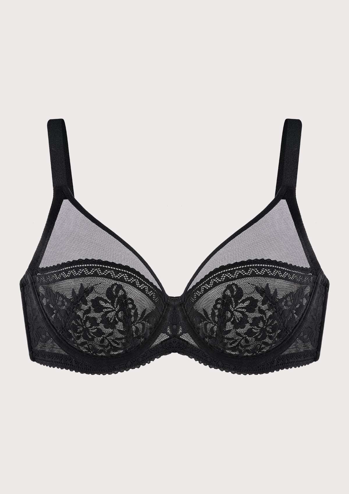 Gladioli Lace Unlined Underwire Bra - HSIA