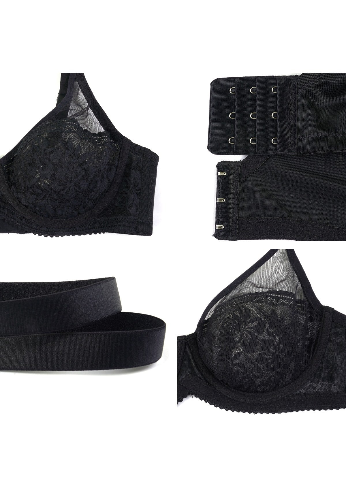 Gladioli Lace Unlined Underwire Bra - HSIA