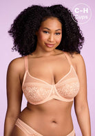 Gladioli Lace Unlined Underwire Bra - HSIA