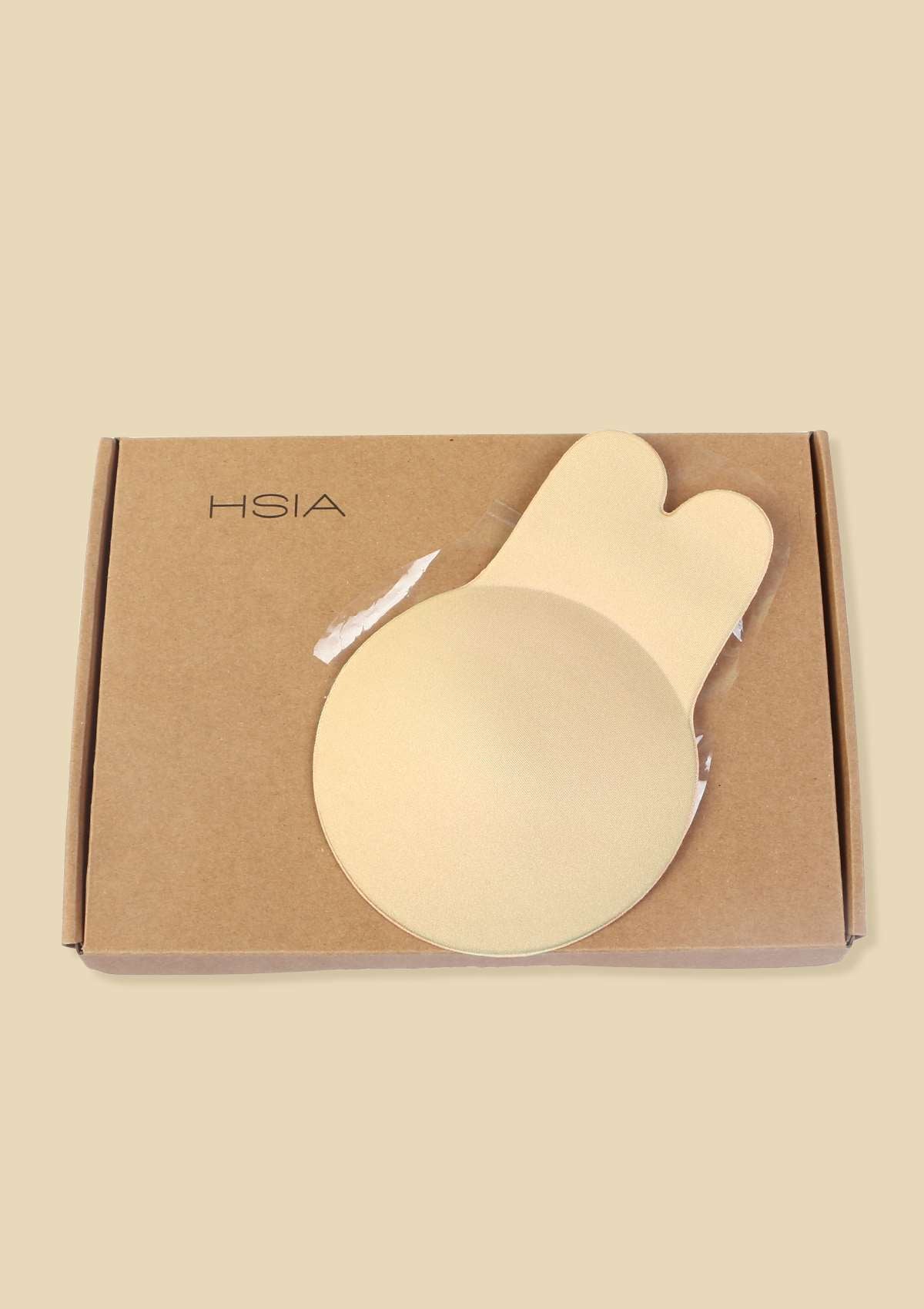 HSIA Bunny-Shaped Adhesive Push-Up Pasties Invisible Bra 2 Pack - HSIA