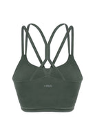LEAPX Wireless Low-Impact Crisscross Padded Sports Bra - HSIA