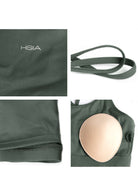 LEAPX Wireless Low-Impact Crisscross Padded Sports Bra - HSIA