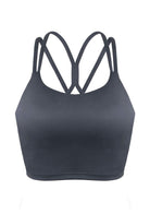 LEAPX Wireless Low-Impact Crisscross Padded Sports Bra - HSIA