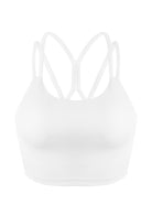 LEAPX Wireless Low-Impact Crisscross Padded Sports Bra - HSIA