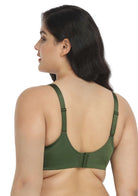 Billie Cross Front Strap Smooth Sheer Mesh Underwire Bra - HSIA