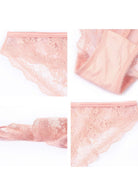 HSIA Floral Bridal Lace Back Bikini Underwear - HSIA