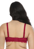 I Do Floral Lace Unlined Balconette Bra - HSIA