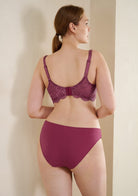 Lovelush Flower Trim Padded Underwire Bra - HSIA