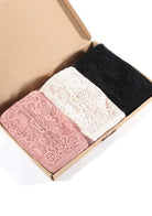 HSIA Front Floral Lace Bikini Underwear 3 Pack - HSIA