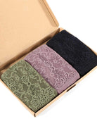 HSIA Front Floral Lace Bikini Underwear 3 Pack - HSIA