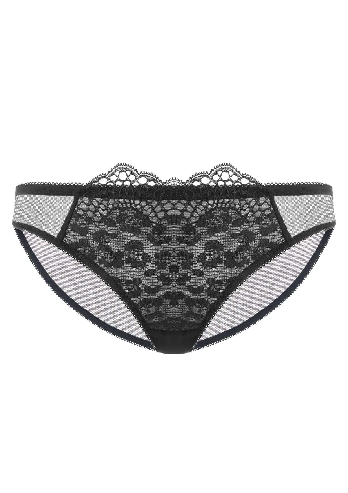 HSIA Front Lace Leopard Bikini Panties 3 Pack - HSIA