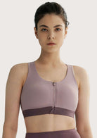 HSIA Front Zip Medium-Impact Sports Bra - HSIA
