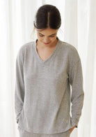 HSIA Knit Long Sleeve Pajama Set - HSIA