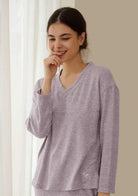 HSIA Knit Long Sleeve Pajama Set - HSIA