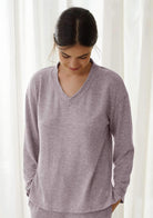 HSIA Knit Long Sleeve Pajama Set - HSIA