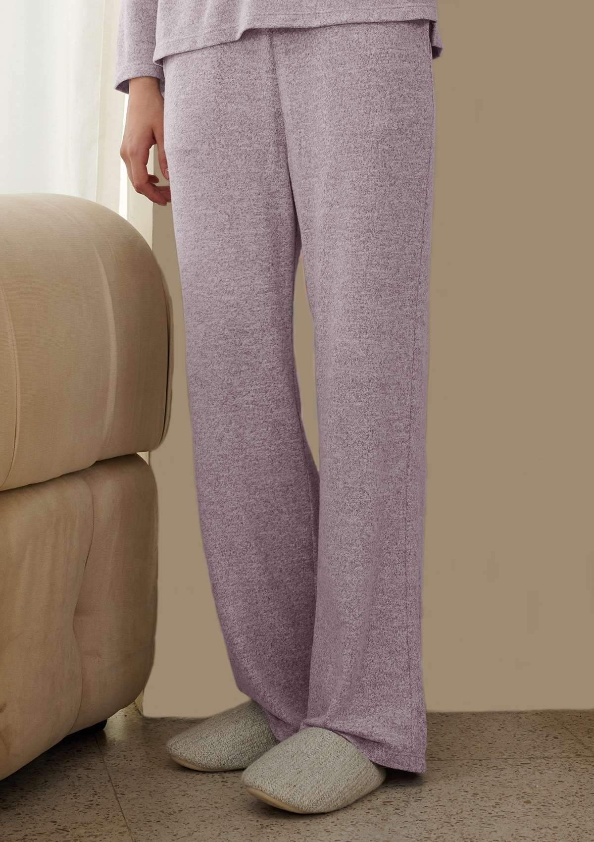 HSIA Knit Long Sleeve Pajama Set - HSIA