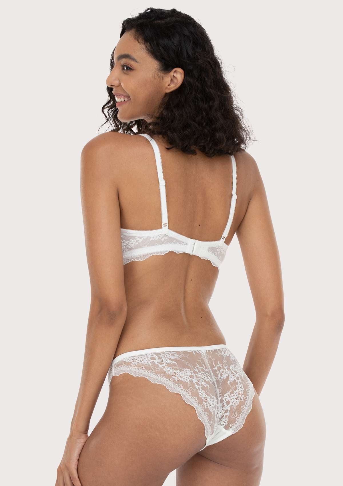 I Do | Petite Floral Lace Unlined Bra - HSIA