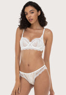 I Do | Petite Floral Lace Unlined Bra - HSIA