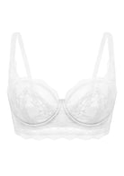 I Do | Petite Floral Lace Unlined Bra - HSIA
