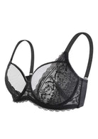 HSIA Lace Dolphin Black Underwire Bra - HSIA