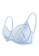 Anemone Unlined Dolphin Lace Underwire Bra - HSIA