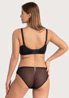 Anemone Unlined Dolphin Lace Underwire Bra - HSIA